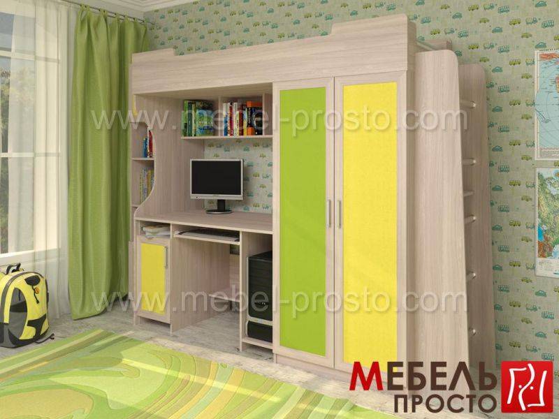 детская кровать-чердак карлсон модульный в Дзержинске