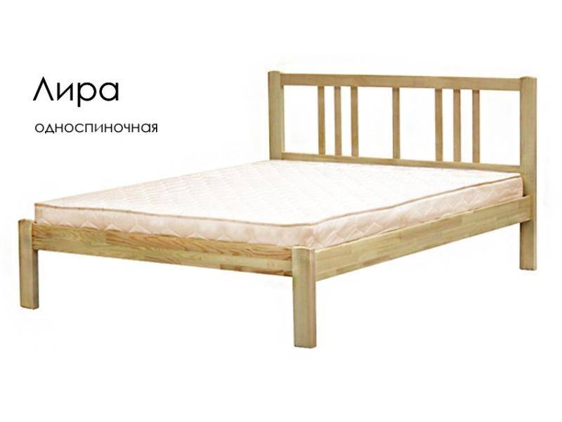 кровать лира из массива сосны в Дзержинске