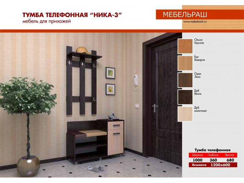 прихожая прямая ника 3 в Дзержинске