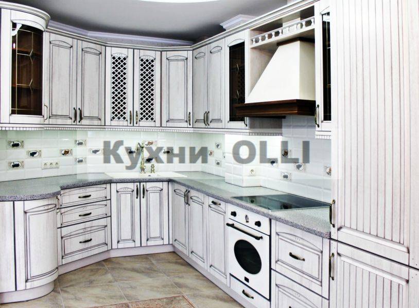 кухня мдф в пленке пвх с патиной в Дзержинске
