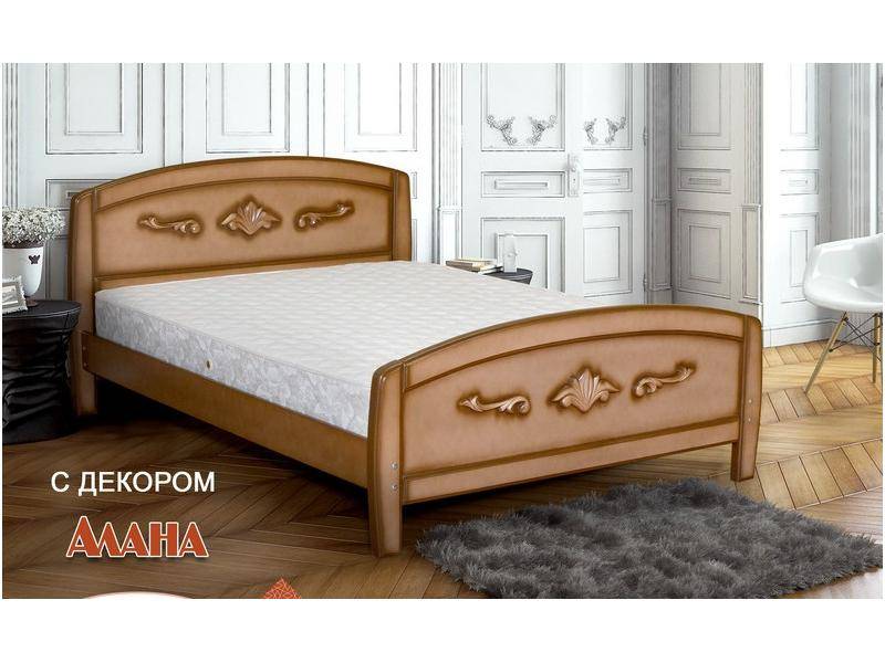 двуспальная кровать алана с декором в Дзержинске