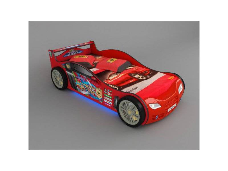 кровать машина rх800 night light red (190*90) в Дзержинске