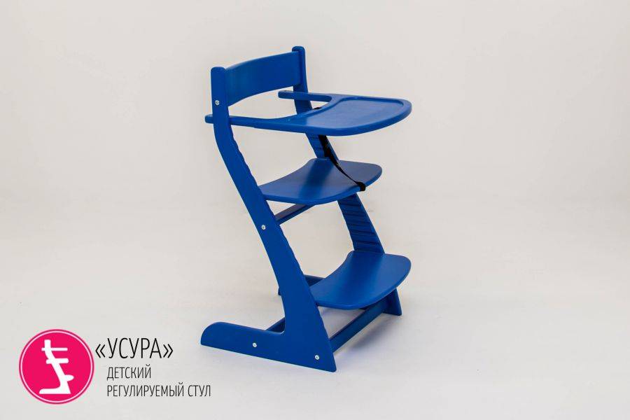 детский растущий регулируемый стул усура синий в Дзержинске