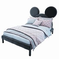 кровать детская 140х200 серая mickey mouse в Дзержинске
