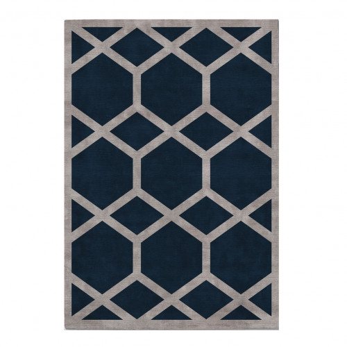 ковер ahston blue 120x170 синий в Дзержинске