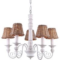 подвесная люстра arte lamp villaggio a3400lm-5br коричневая в Дзержинске