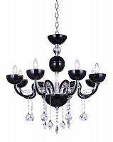 подвесная люстра crystal lux luccila sp8 черная в Дзержинске