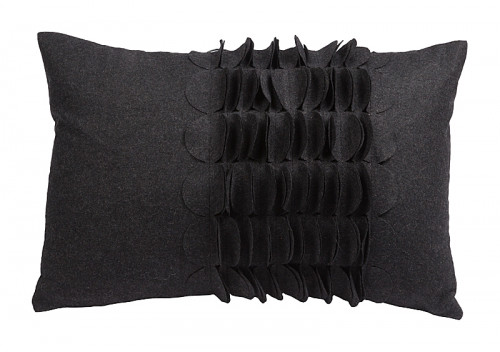 подушка с объемным узором giselle dark gray в Дзержинске