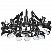 подвесная люстра kink light морено 07558-12 черная в Дзержинске