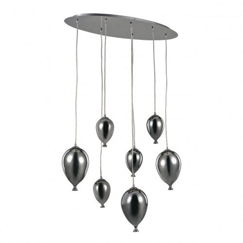 подвесная люстра ideal lux clown sp7 cromo в Дзержинске