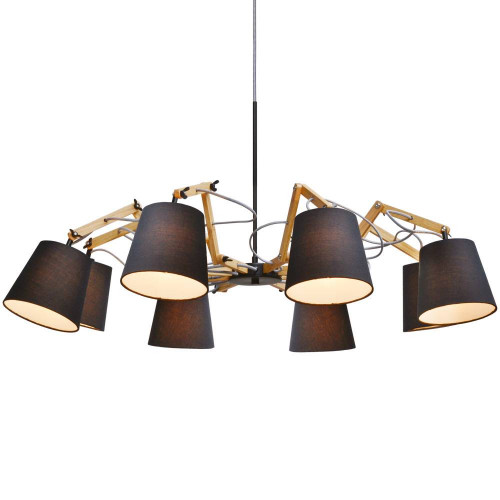 подвесная люстра arte lamp pinoccio a5700lm-8bk в Дзержинске