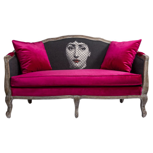 диван «вуаль руж» fornasetti прямой розовый в Дзержинске