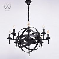 подвесная люстра mw-light замок 249017208 черная в Дзержинске