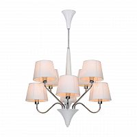 подвесная люстра arte lamp a1528lm-8wh белая в Дзержинске