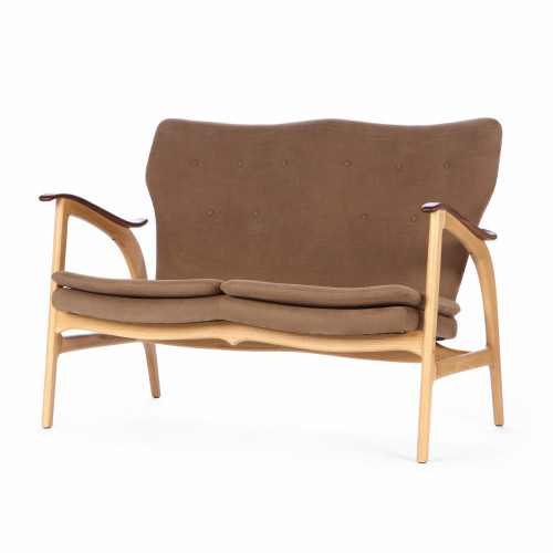 диван fauteuil прямой коричневый в Дзержинске