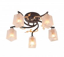 потолочная люстра idlamp edda 206/5pf-blackchrome в Дзержинске