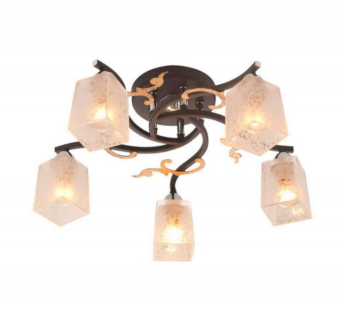 потолочная люстра idlamp edda 206/5pf-blackchrome в Дзержинске