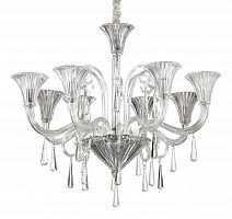 подвесная люстра ideal lux santa sp8 transparente в Дзержинске