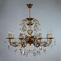 подвесная люстра ambiente alicante 8888/8 pb tear drop бронза в Дзержинске