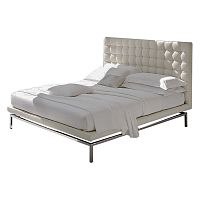 кровать двуспальная 180х200 белая из экокожи konigreich в Дзержинске