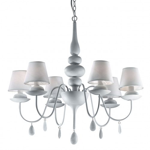 подвесная люстра ideal lux blanche sp6 bianco в Дзержинске