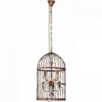 подвесной светильник cage chandelier коричневый в Дзержинске