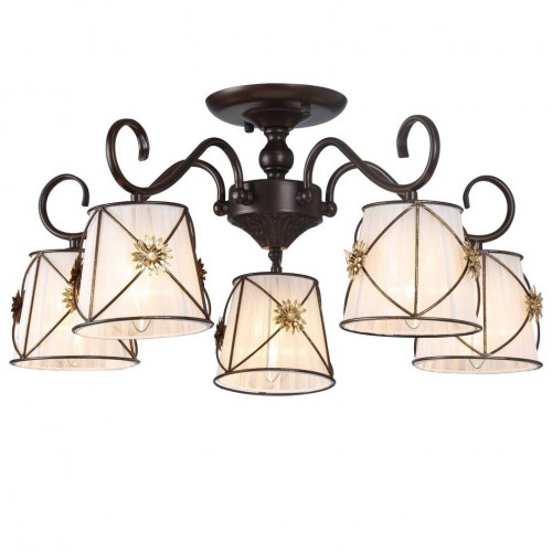 потолочная люстра arte lamp 72 a5495pl-5br в Дзержинске