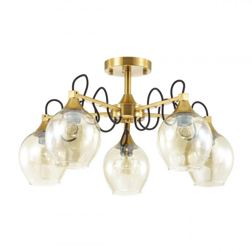 потолочная люстра lumion megan 3777/5c желтая в Дзержинске