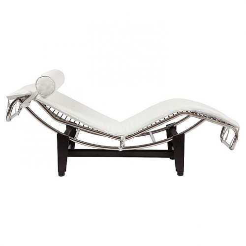 шезлонг chaise longue lc4 белый в Дзержинске