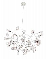 подвесная светодиодная люстра crystal lux evita sp63 white/transparent белая в Дзержинске