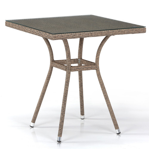 стол из иск. ротанга t282bnt-w56-70x70 light brown в Дзержинске