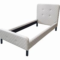 кровать button tufted flannelette 90х200 в Дзержинске
