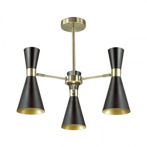 потолочная люстра lumion quinn 3662/3c черная в Дзержинске