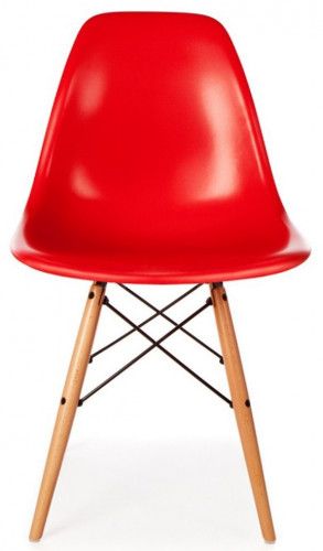 стул классический dsw красный (eames style) в Дзержинске