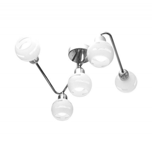 потолочная люстра idlamp agostina 361/5a-whitechrome в Дзержинске