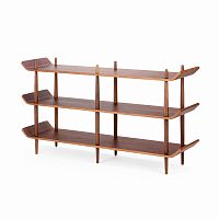 стеллаж bentwood двойной темно-коричневый в Дзержинске