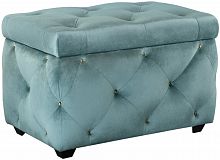 сундук leset classic-е64 велюр yd-25b бирюзовый/ножки пластик в Дзержинске
