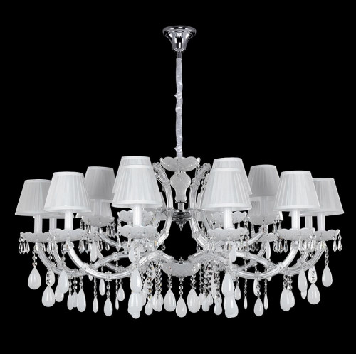 подвесная люстра crystal lux blanca sp18 белая в Дзержинске