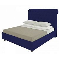 кровать sweet dreams 90х200 велюр синий р в Дзержинске