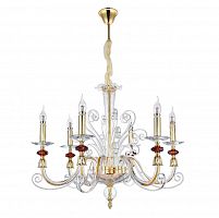 подвесная люстра crystal lux catarina sp6 gold/transparent-cognac в Дзержинске