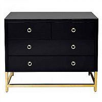 комод classic black черный, золото в Дзержинске
