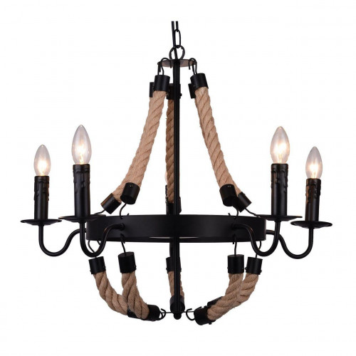 подвесная люстра arte lamp marsiglia a8956lm-5bk в Дзержинске