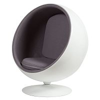 кресло eero ball chair серое в Дзержинске