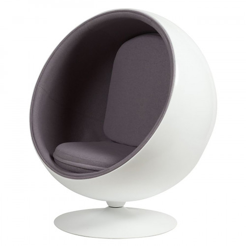 кресло eero ball chair серое в Дзержинске