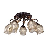 потолочная люстра idlamp brauni 474/5pf-blackpatina в Дзержинске
