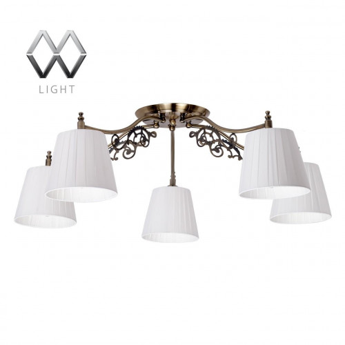 потолочная люстра mw-light моника 372011105 белая в Дзержинске
