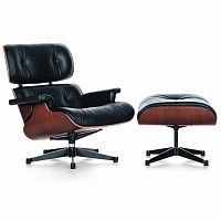 кресло lounge chair черное в Дзержинске
