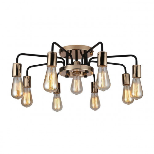 потолочная люстра arte lamp a6001pl-9bk в Дзержинске