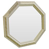 зеркало восьмиугольное бежевое с резьбой cozy beige в Дзержинске