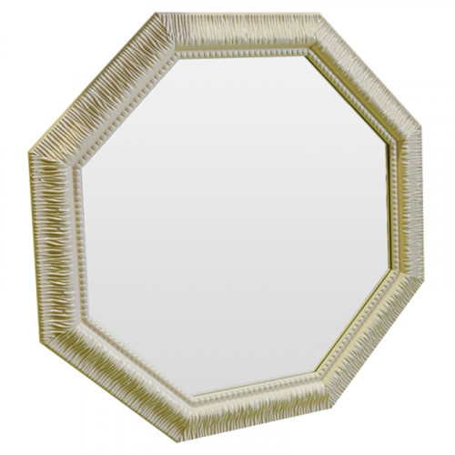 зеркало восьмиугольное бежевое с резьбой cozy beige в Дзержинске